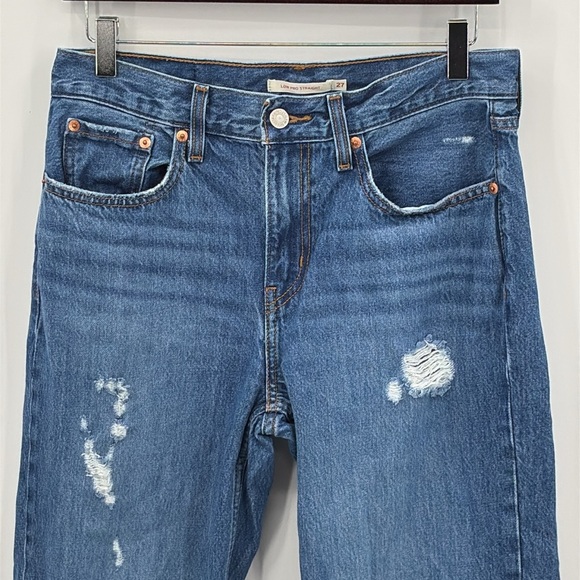 Levi's Low Pro Relaxed Straight Fit Jeans in Amplify It - Size 27 - Picture 5 of 9
